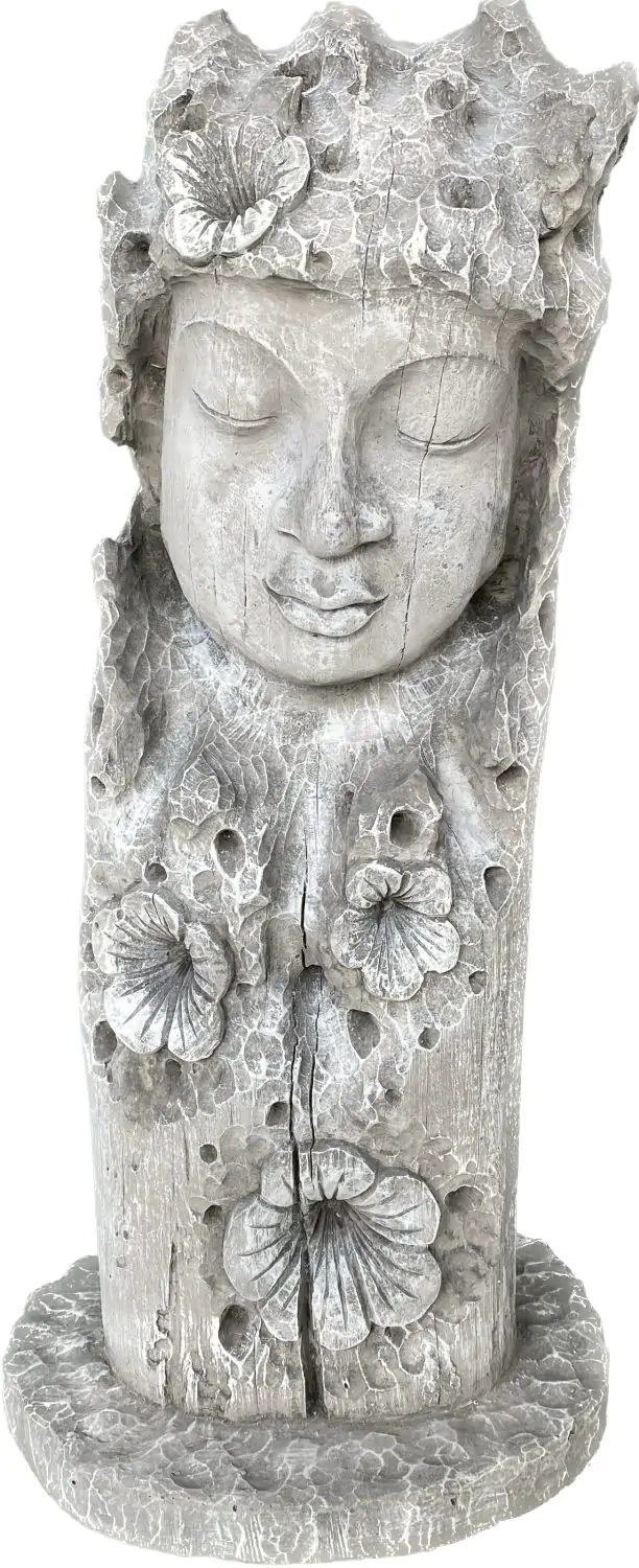  Product image 3 of the product “Jadoo - Buddha Face, Relief tree, 80cm H | cast stone ”